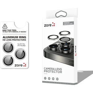 Apple iPhone 17 Pro Zore Cl-12 Premium Safir Parmak Izi Bırakmayan Anti-Reflective Kamera Lens Koruyucu