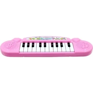 Can Ali Toys Ilk Elektronik Piyanom Pilli Küçük Piyano CNL-6180-PEMBE