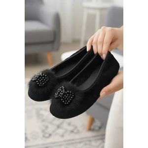 601 Ceyda Shoes Süslü Kadife Ev,hac, Umre Babeti, Hediye, Günlük Babet,tüylü Babet, Panduf, Patik, Gösteri Pisi Pisi