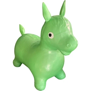 Şişme Zıpzıp Hayvan Pilates Topu-Yeşil