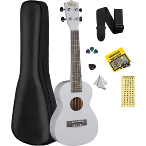UKX-233WH Beyaz Concert Ukulele (Askı Çanta Metod Pena)
