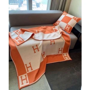 H Desen Battaniye Kırlent Hediyeli