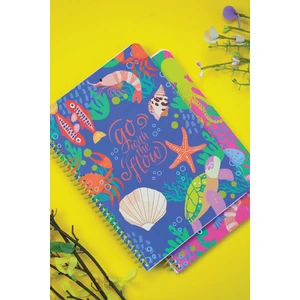 Victoria's Journals A4 Spiralli Okul Defteri 2’li Set – Çizgili,