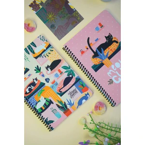 Victoria's Journals A5 Spiralli Okul Defteri 2’li Set – Kareli,