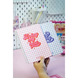 Victoria's Journals A5 Spiralli Okul Defteri 2’li Set – Kareli,