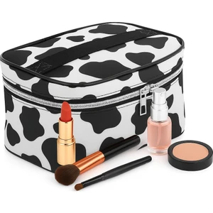 NS Reliable Captain Seyahat Makyaj Organizeri Çok Fonksiyonlu Kozmetik Çantası Kumaş - 200 Dalmaçya Desenli