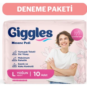 Gıggles Kadın Mesane Pedı Large 10'lu (1X12X10)