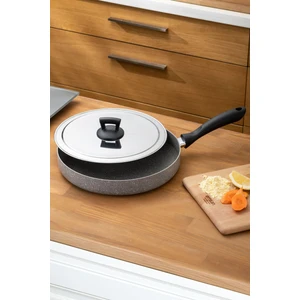 Rosa Granit Balık Tavası 30 cm