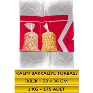 PC Premium Center ( Ikilik ) Kalın Bakkaliye Torbası 23 x 36 cm 1 kg 190 Adet - Gıda Temasına Uygundur