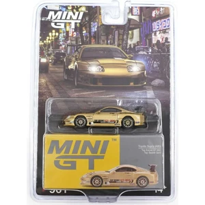 Mini Gt 961 1/64 Toyota Supra (A80) Top Secret GT-300 Top Secret Gold - Blister Paket