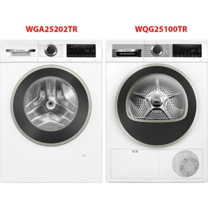 WGA25202TR - WQG25100TR 10 kg Çamaşır Kurutma Makinesi 2'li Set