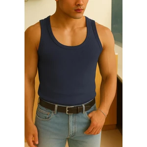 Erkek Kaşkorse Kumaş Fitilli Atlet