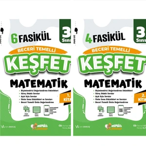 Meraklı Zihinler 3.sınıf Beceri Temelli Matematik(1-2) 10 Fasikül Keşfet(2'li Set)