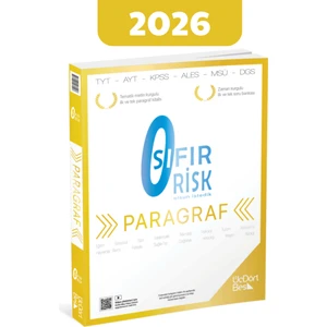 2026 345 Paragraf Sıfır Risk - Güncel Baskı