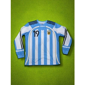 North Stand Uzun Kollu Nostaljik Arjantin Messi 2006 Forma