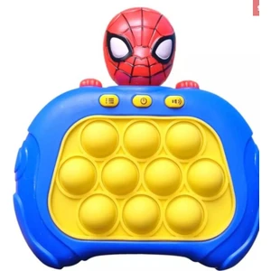 Işıklı Sesli Popit Pilli Eğitici Özel Karakterli Pop It Stres Giderici Quick Push Konsol