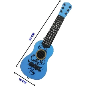 Brother Toys Mavi Oyuncak Ispanyol Gitar 6 Telli 50 Cm. Okul Gösteri Gitarı