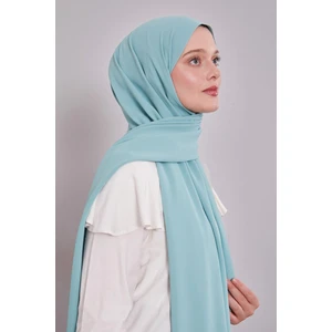 Mint Yeşili Düz Trend Şal