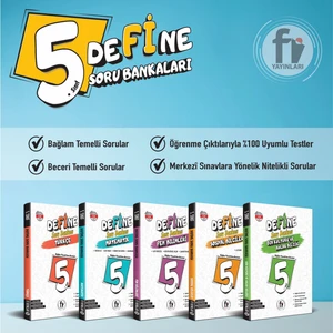 5.sınıf Define Soru Bankaları(5'li Set)