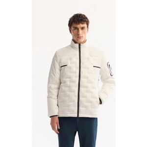 Avva Erkek Beyaz Su İtici Rüzgar Geçirmez Şişme Regular Fit Mont B006082