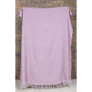 Carlos Tv Battaniyesi Waffle Pamuklu (130X170 Cm) Mor