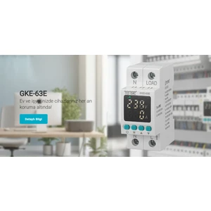 Monofaze Gerilim-Akım Koruma Rölesi (63A)
