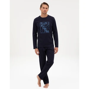 Pierre Cardin Erkek Lacivert Pijama Takımı 50322653-200