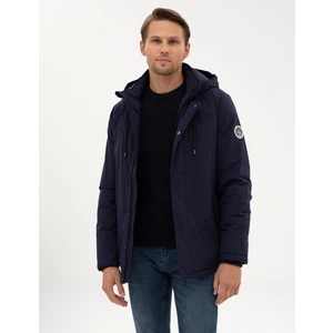 Pierre Cardin Erkek Lacivert Kapüşonlu Mont 50313983-VR033