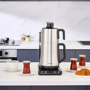 Smart Royaltea Plus 1781H 2 in 1 Inox Otomatik Çay ve Türk Kahve Makinesi Wifi