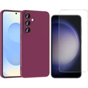 Samsung Galaxy S25 Fe Kılıf Zore Mara Lansman Kapak + Nano Ekran Koruyucu