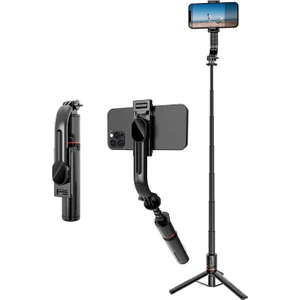 T16 Selfie Çubuğu Uzaktan Kumandalı 106 Cm Tripod Özçekim Alüminyum Masa Üstü Tripod
