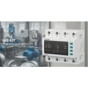 Trifaze Gerilim ve Akım Koruma Rölesi (63A)