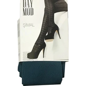 Daymod Kadın Şimal Micro File Desenli Külotlu Çorap