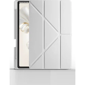 Honor Pad 9 12.1 Inch Tablet Uyumlu Kılıf Katlanır Kalemlikli Standlı Uyku Modlu Akıllı Kapak