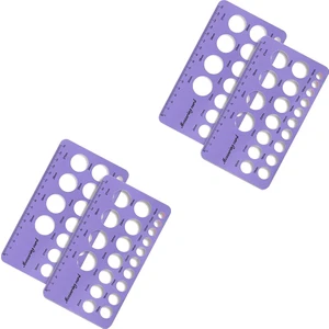 Flanş Silikon Meme Ucu Cetveli Flanş Beden Meme Ucu Ölçüm Cetvel Meme Ucu Yumuşak Silikon Flanş Sizer, Göğüs Pompası Boyutu Aleti (Yurt Dışından)