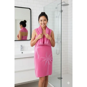 Miabella Home Büyük  Banyo Havlusu  %100 Pamuk Hızlı Kuruyan  Vücut Havlusu Peştemal 