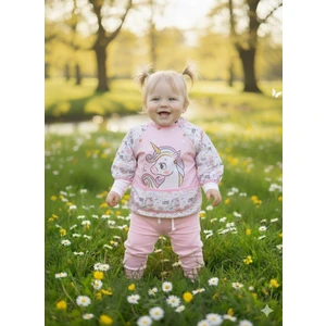 Laura Baby Uzun Kollu Sıvı Geçirmez Mama ve Aktivite Önlüğü