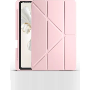 Honor Pad 9 12.1 Inch Tablet Uyumlu Kılıf Katlanır Kalemlikli Standlı Uyku Modlu Akıllı Kapak