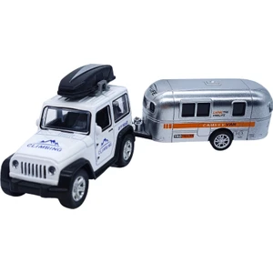 Gokiddy Diecast Metal Araba Karavanlı 61501