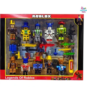 Brother Toys Oyuncak Roblox Figürleri Toplam 24 Parça Büyük Boy 10 Karakterli Figür Set