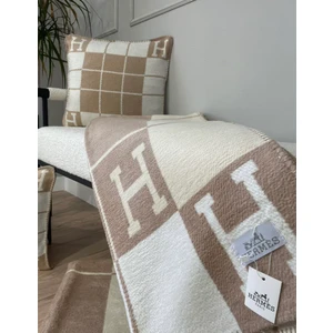 H Desen Battaniye Kırlent Hediyeli