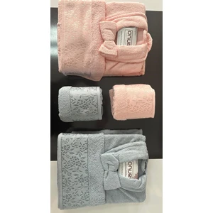 Onur Home Collection Bornoz Takımı Jakarlı Onur Collection 10 Parça