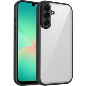 Samsung Galaxy S25 Fe Kılıf Kamera Korumalı Kenarları Renkli Arkası Şeffaf Yumuşak Kenarlı Silikon Sert Kapak