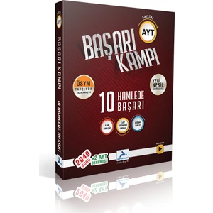 Paraf Yayınları AYT Sayısal 10 Hamlede Başarı Kampı + 2 AYT Denemesi