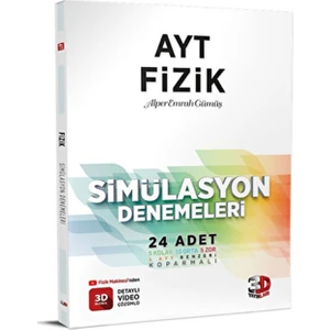 Ayt Fizik Simülasyon Denemeleri 24 Adet Alper Emrah Gümüş Eğitim Seti