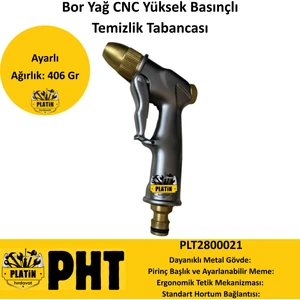 Platin Hırdavat Bor Yağ Cnc Yüksek Basınçlı Temizlik Tabancası PLT2800021