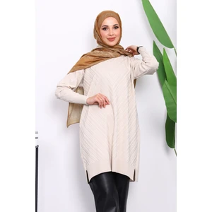 İmaj Butik Taş Soğuk İplik Triko Tunik