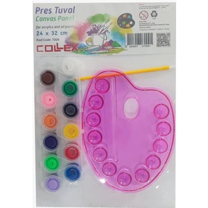 Pres Tuval Resim Seti 4 Parça