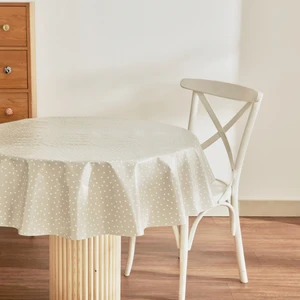 Karaca Home Luna Puantiyeli Pvc Masa Örtüsü Bej