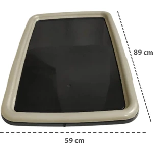 Xxl Köpek Büyük Tuvaleti Maxi Bej-Kahve Rengi 59X89 cm